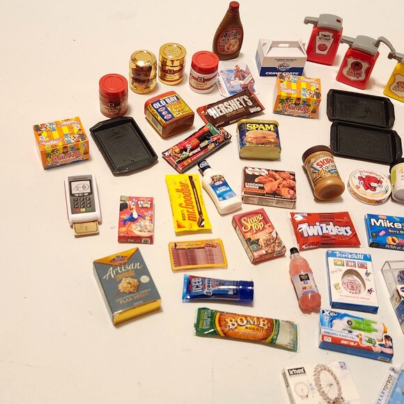 LARGE zuru Mini Brands Mini Toy Lot of 68 Mini Foods 4 Gold - Picture 4 of 5